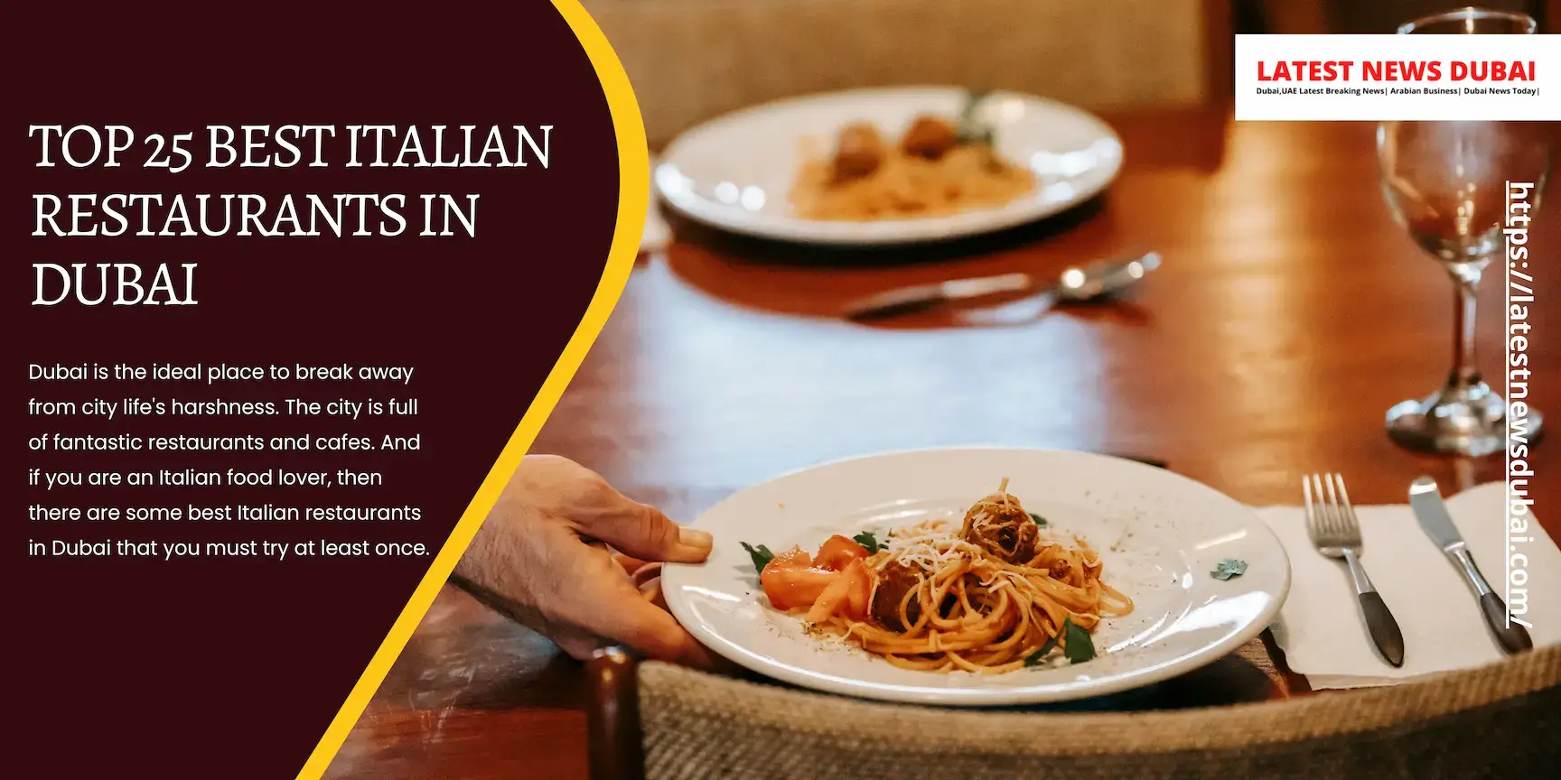 best Italian restaurants in Dubai