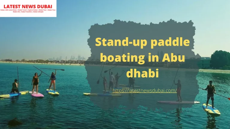 Standup Paddle Boating In Abu Dhabi