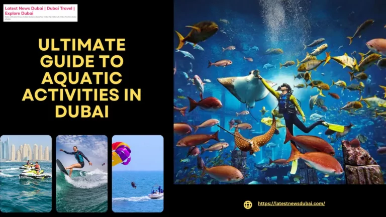 Guide To Aquatic Activities In Dubai