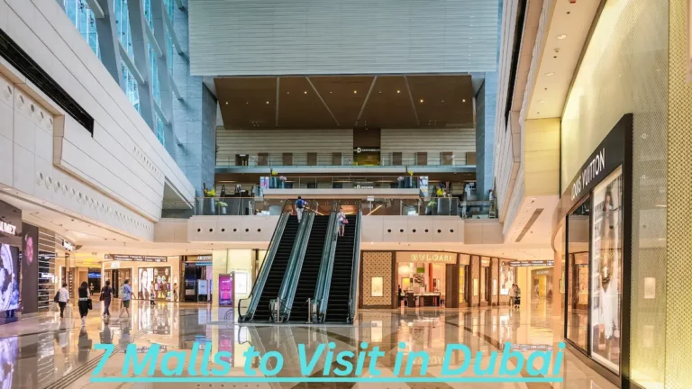Malls to Visit in Dubai
