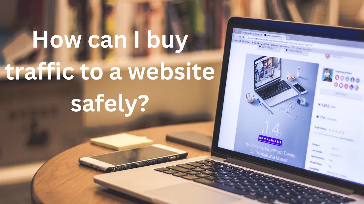 How can I buy traffic to a website safely